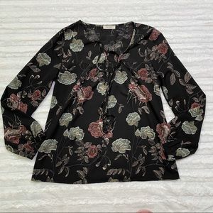 Les‎ Amis Black Peasant Top